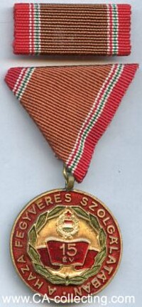 MERITORIOUS MEDAL 1965 FOR 15 YEARS SERVICE.
