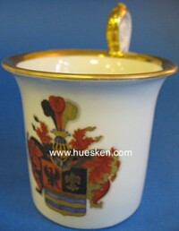 LARGE CUP WITH COAT OF ARMS
