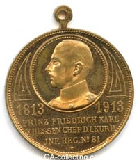 100 JAHR-JUBILÄUMSMEDAILLE 1813-1913