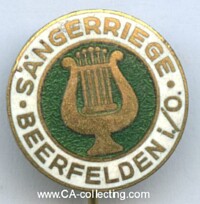 GESANGSVEREIN 'SÄNGERRIEGE' BEERFELDEN I./ O..
