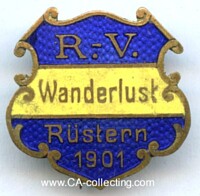 RADFAHRER-VEREIN 'WANDERLUST' RÜSTERN 1901.