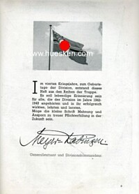 DIVISIONS-JUBILÄUMSHEFT DER 159. RESERVE-DIVISION 1943/44.