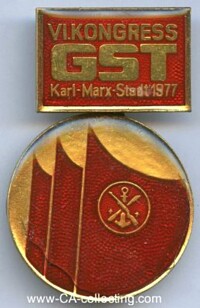 MEDAILLE 'VI. KONGRESS KARL-MARX-STADT 1977'.