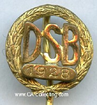 GOLDENE DSB-EHRENNADEL 1928