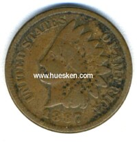 UNITED STATES OF AMERICA - 1 CENT 1887.
