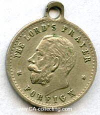 SMALL NICKEL MEDAL ABOUT 1910