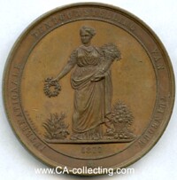 LARGE SIZE BRONZE PRICE MEDAL 1877