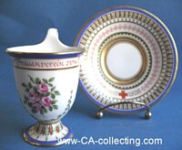 PORCELAIN CUP AND SAUCER