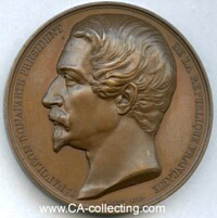 BRONZE TABLE MEDAL 1852