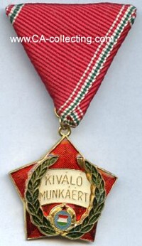 MEDAL FOR OUTSTANDING WORK.