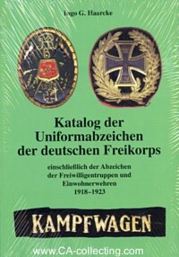 PRICECATALOGUE GERMAN FREIKORPS UNIFORM INSIGNIA