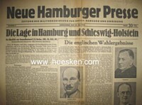 'DIE LAGE IN HAMBURG UND SCHLESWIG-HOLSTEIN'.