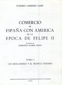 COMERCIO DE ESPANA CON AMERICA EN LA EPOCHA DE FELIPE II.