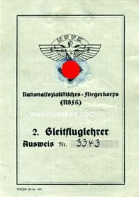 2. NSFK-GLEITFLUGLEHRER-AUSWEIS NR. 3343