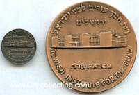 EHRENMEDAILLE DES ISRAELITISCHEN BLINDEN-INSTITUTES 1902-1972.