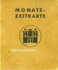 MONATS-ZEITKARTE 1952/53