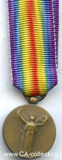 BRONZE VICTORY MEDAL 1914-1918.