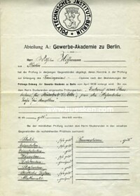 BERLIN - GEWERBE-AKADEMIE - POLYTECHNISCHES INSTITUT.