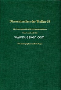 DIENSTALTERSLISTE DER WAFFEN-SS.