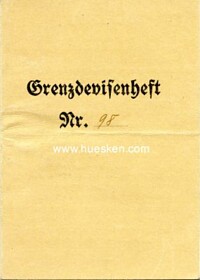 GRENZDEVISENHEFT NR. 98