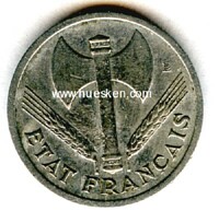 FRANKREICH - 1 FRANC 1942