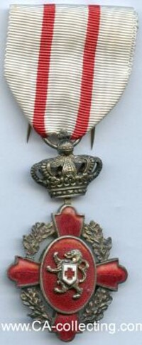 ORDER OF THE BELGIUM RED CROSS 2nd CLASS 1880.