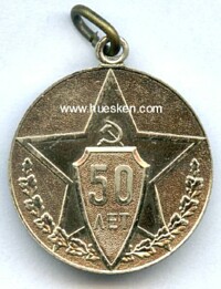 MEDAILLE 50 JAHRE SOWJETISCHE MILIIZ 1917-1967.