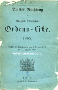 KÖNIGLICH PREUSSISCHE ORDENSLISTE 1897.