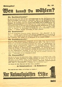 NSDAP-FLUGBLATT