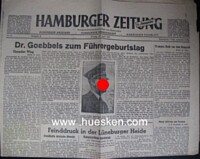 'DR. GOEBBELS ZUM FÜHRERGEBURTSTAG'.
