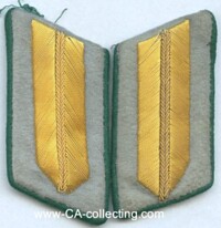 1 PAIR EMBROIDERED COLLAR TABS