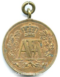 MILITARY LONG SERVICE MEDAL 3rd CLASS 1874.