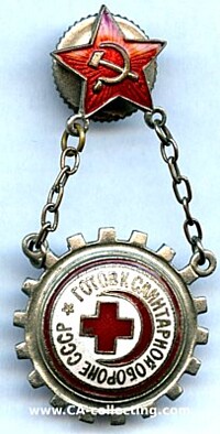 RED CROSS BADGE READY FOR MEDICIAL DEFENCE OF THE