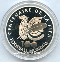 FRANCE - 1 1/2 EURO 2004 CENTENAIRE DE LA FIFA.
