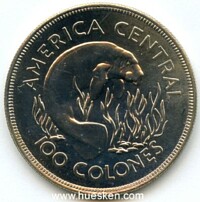 COSTA RICA - 100 COLONES 1974 NAGELMANATI