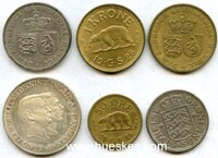 GREENLAND - 5 COINS