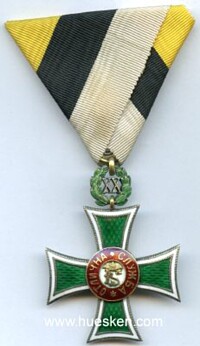 MILITARY LONG SERVICE OFFICER`S CROSS 20 YEARS.