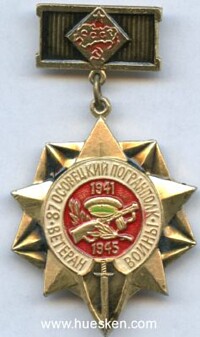 ABZEICHEN VETERAN 1941-1945 DES GRENZREGIMENT OSOVETSKIY.