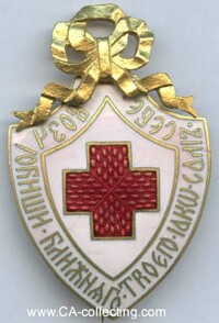 BADGE OF THE RED CROSS SOCIETY 1917.