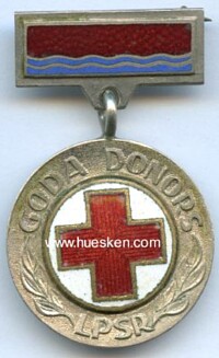 RED CROSS MEDAL FOR HONOR BLOOD DONORS