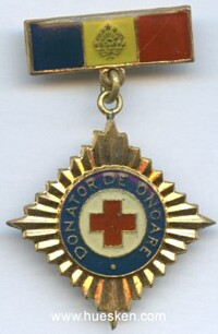 RUMANIA RED CROSS SOCIETY MEDAL FOR BLOOD DONORS
