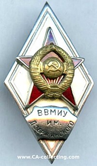 SOVIET NAVY ENGINEER GRADUATE BADGE