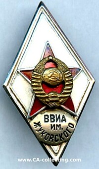 SOVIET AIR FORCE ENGINEER ACADEMY GRADUATE BADGE