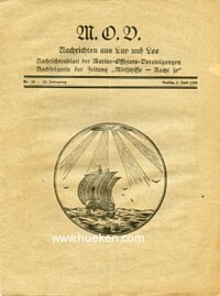 2 x M.O.V. NACHRICHTENBLATT DER MARINE-OFFIZIERS-VEREINIGUNGEN