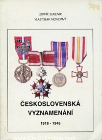CESKOSLOVENSKE VYZNAMENANI 1918-1948.