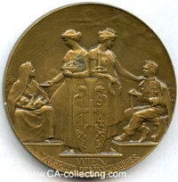 BRONZE TABLE MEDAL 1915