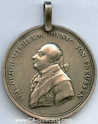 SILBERNE MEDAILLE 'FÜR UNTERTANEN-TREUE' 1794.