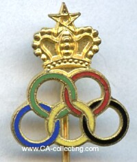 UNKNOWN OLYMPIC GAMES TEAM BADGE.