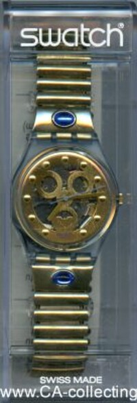 SWATCH 1992 GOLD SMILE GN124.