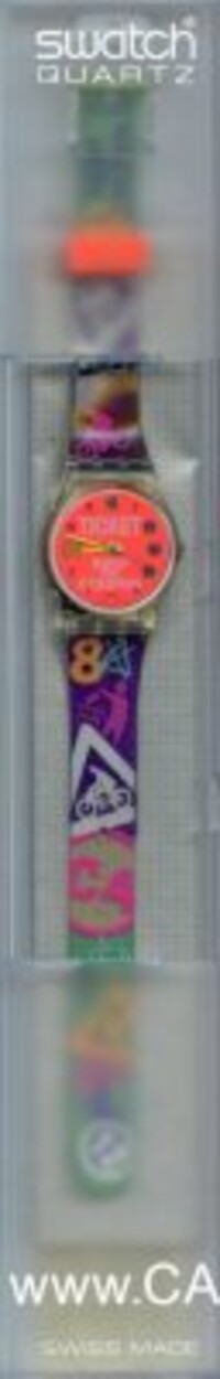 SWATCH 1992 LADY COUPON LK129.